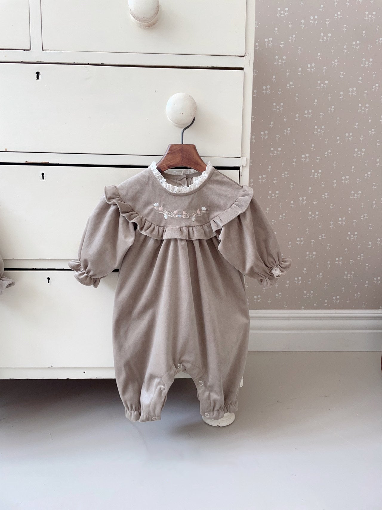 Charon Velvet Romper _2Colors