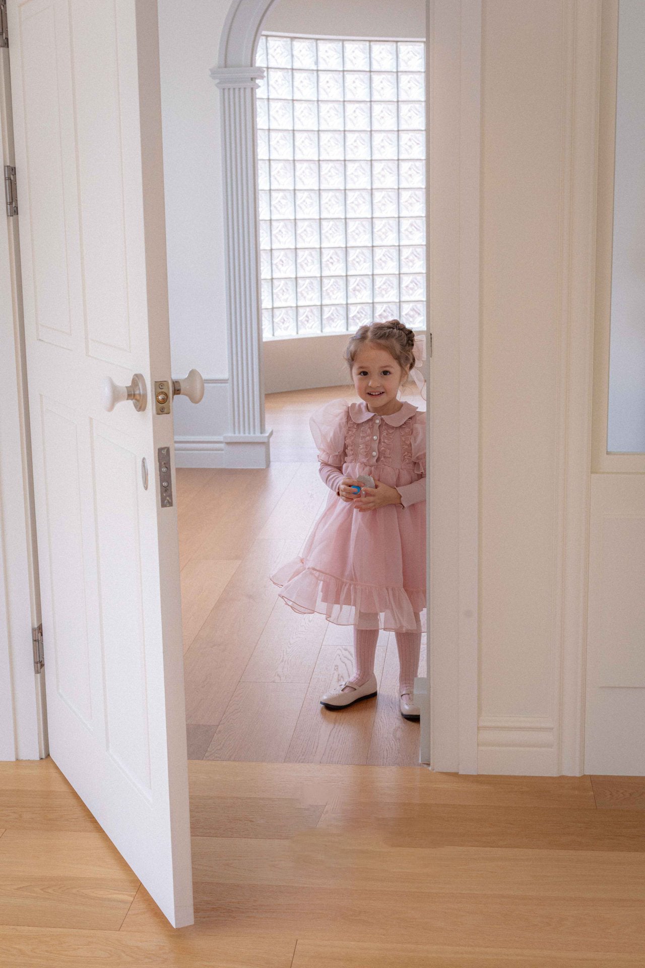 Eloise Organza Dress_  Pink