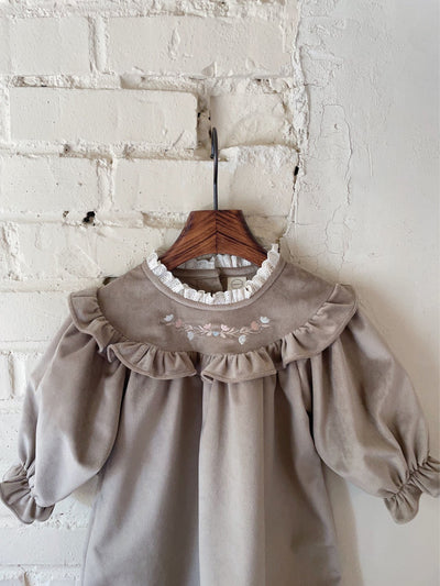 Charon Velvet Romper _2Colors