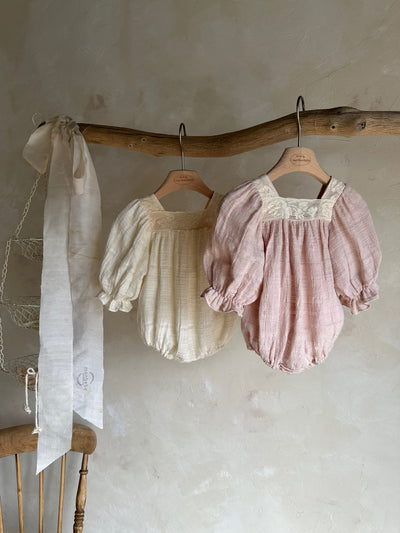 Rosie Romper_ Dusty pink
