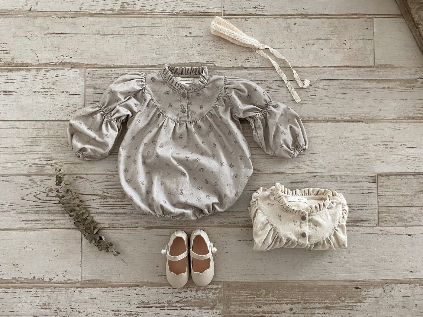 Daisy Romper_ Gray