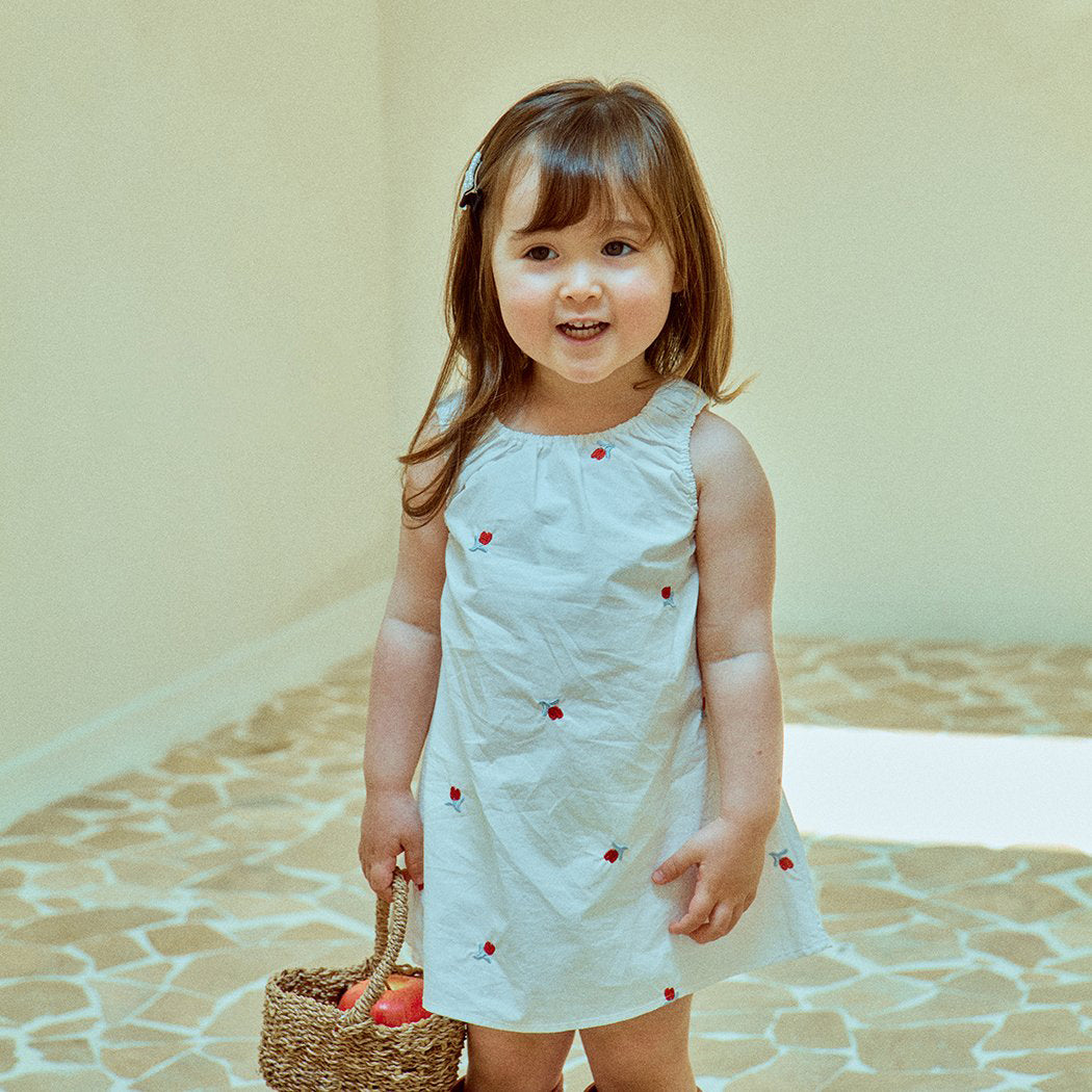 Tulip Embroidery Dress