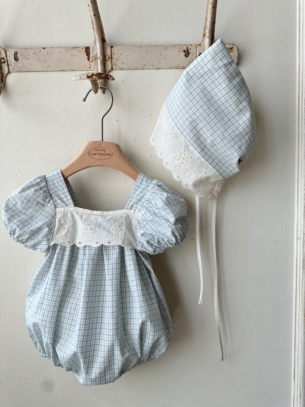 Bear Check Romper