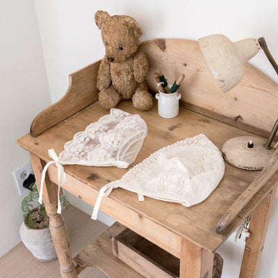 Summer Lace Bonnet_ Lace