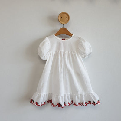 Cherry Embroidery Dress