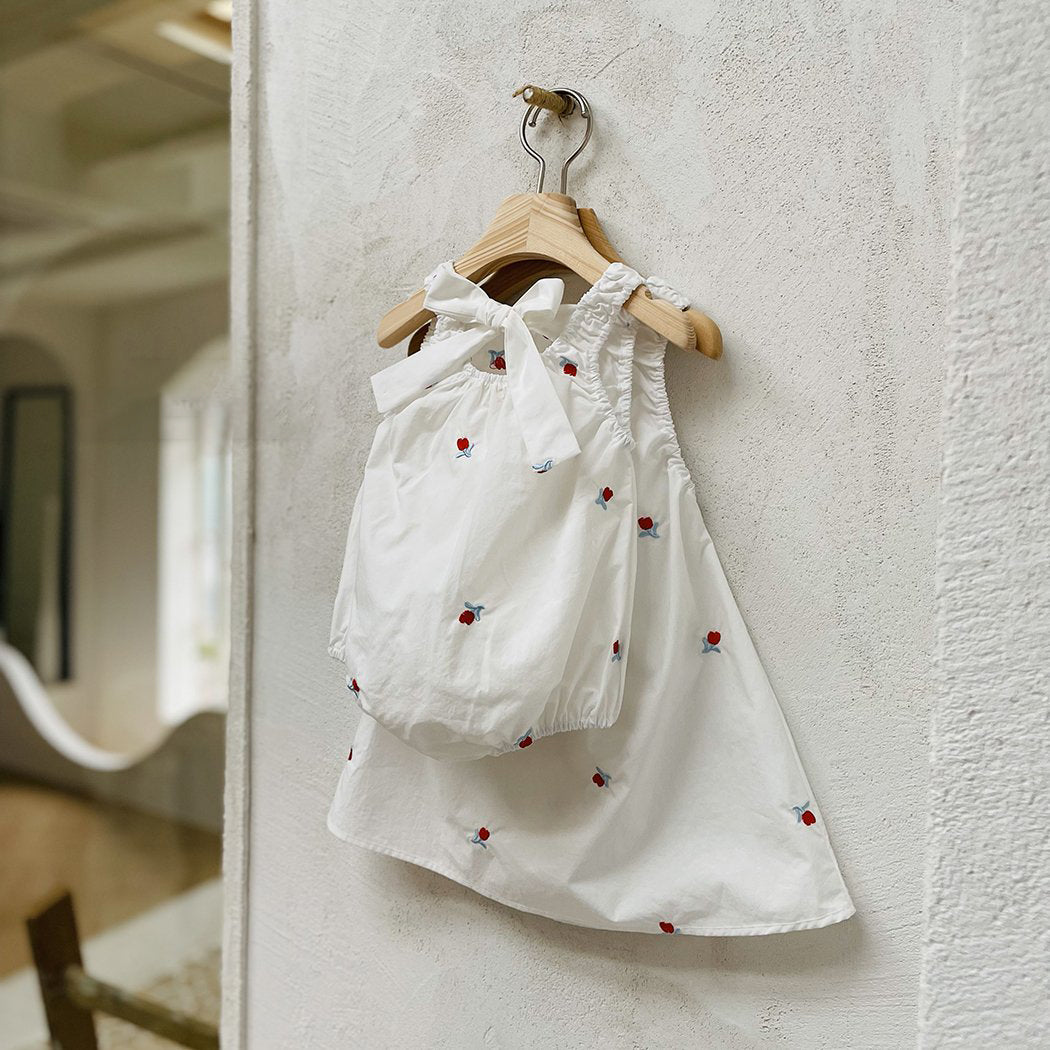 Tulip Embroidery Dress