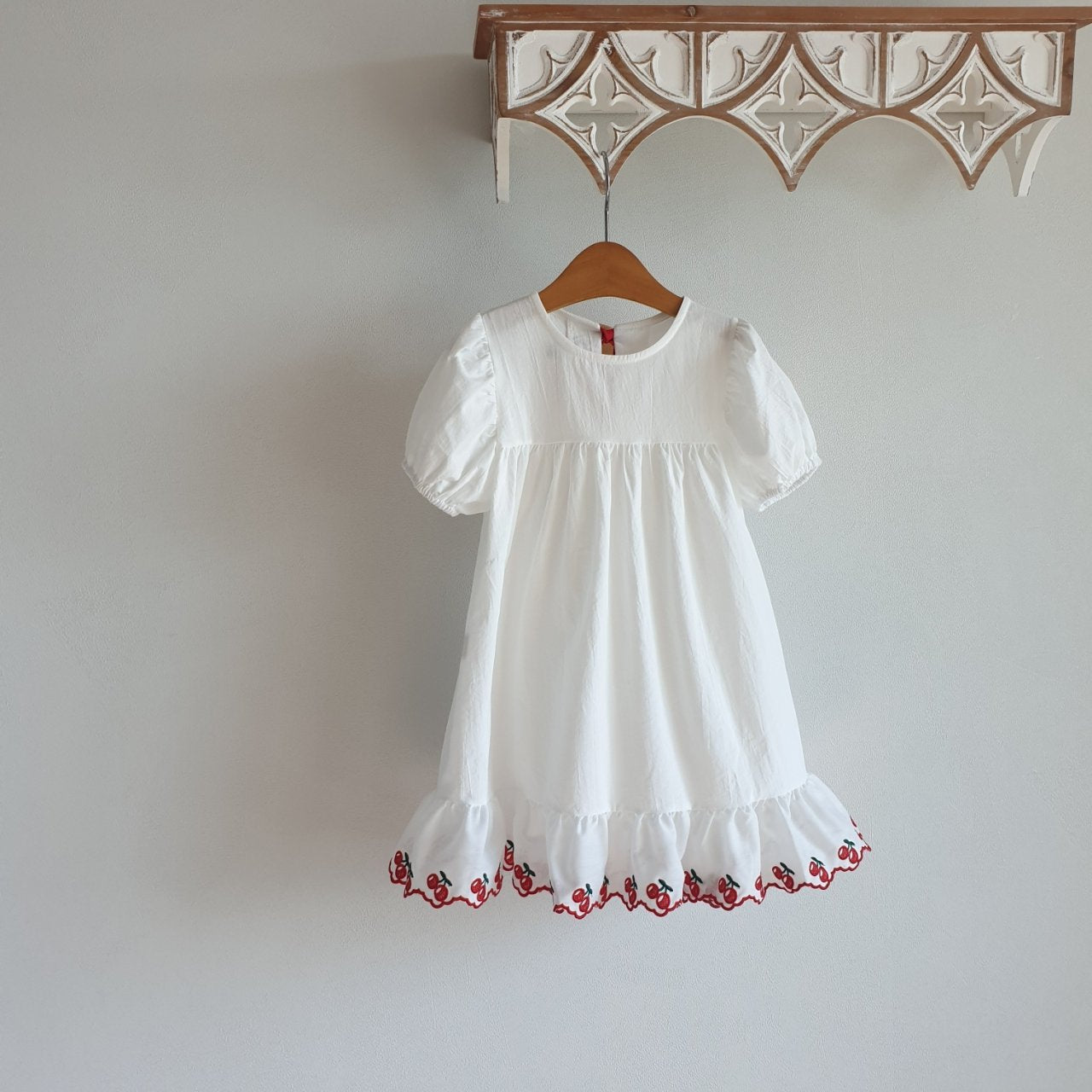 Cherry Embroidery Dress