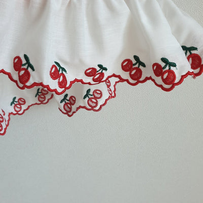 Cherry Embroidery Dress