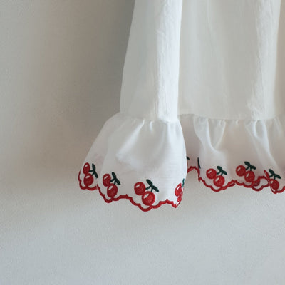 Cherry Embroidery Dress