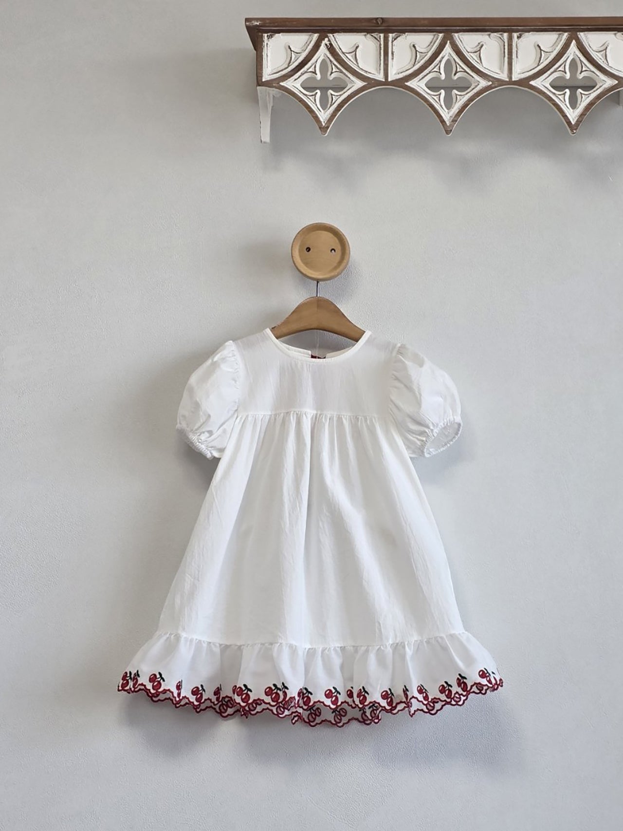 Cherry Embroidery Dress