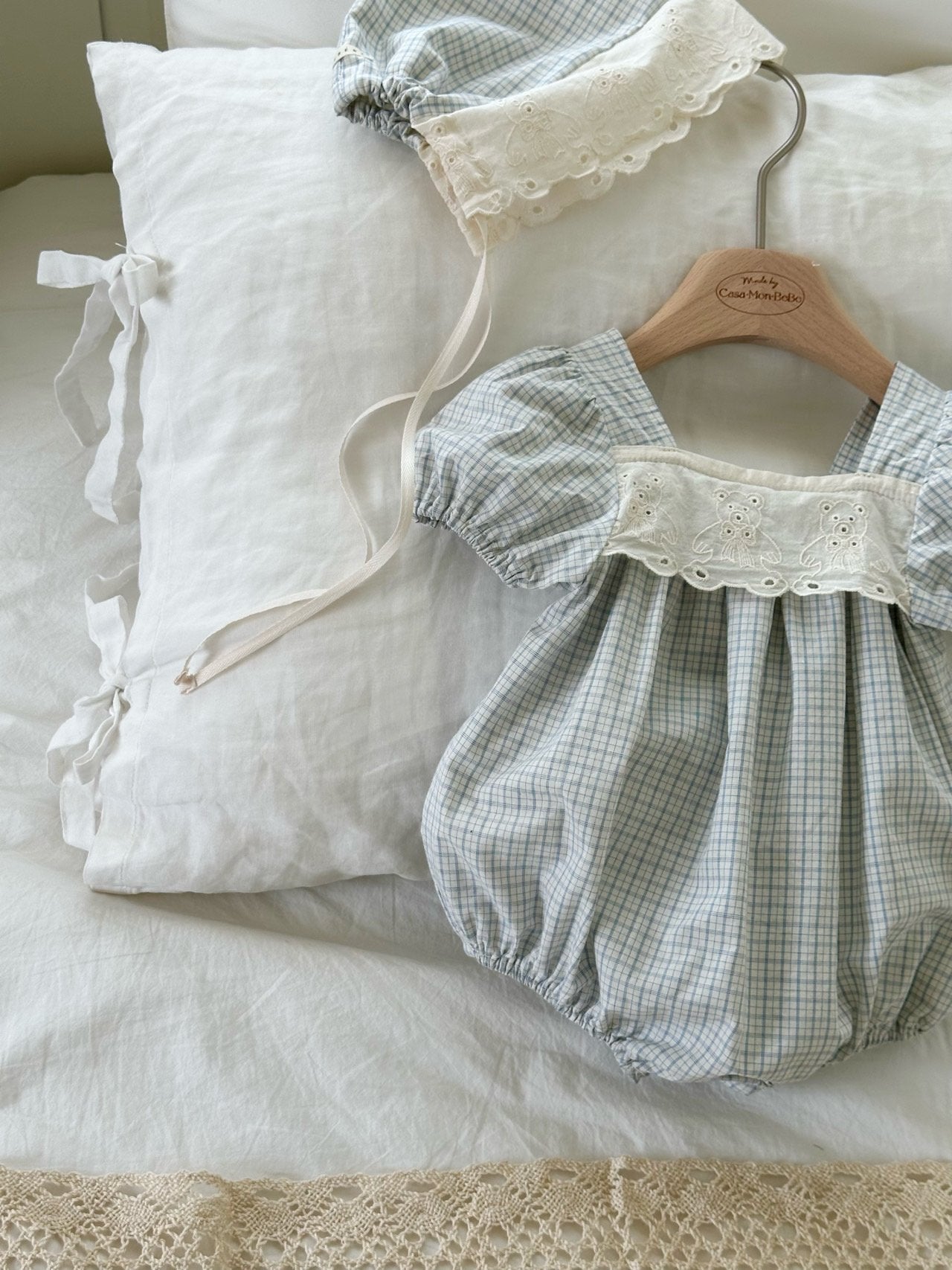 Bear Check Romper