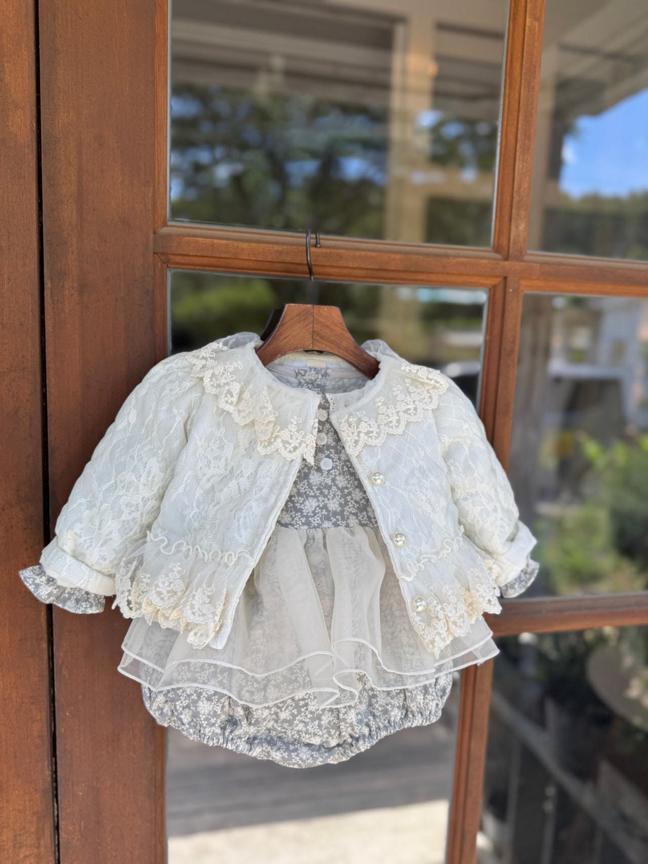 Lace Quilted Jacket