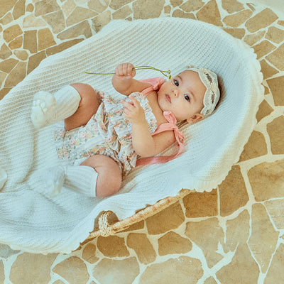 Glen Smocking Romper_ Coral