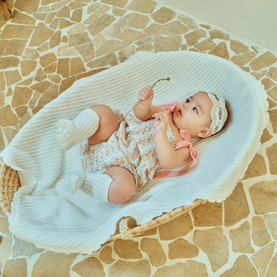 Glen Smocking Romper_ Coral