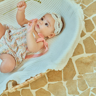Glen Smocking Romper_ Coral