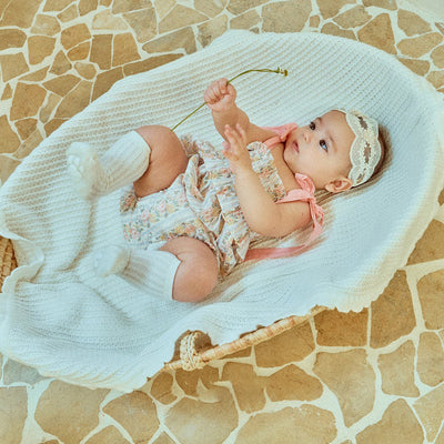 Glen Smocking Romper_ Coral