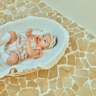 Glen Smocking Romper_ Coral