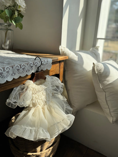 Lauren Dress Romper_ Cream
