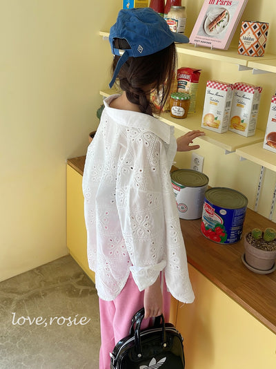 Eyelet Punching Adult Shirts (Wholesale)