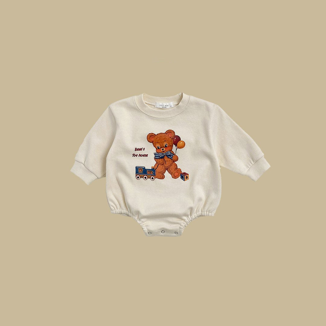 Bakery Toy bear Romper_ 2 Colors