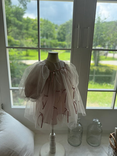 M Ribbon Dress _2 Colors
