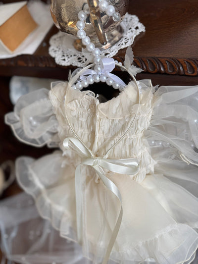 Lauren Dress Romper_ Cream