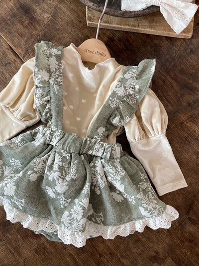 Frill Suspender Skirt Bloomer