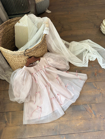 M Ribbon Dress _2 Colors