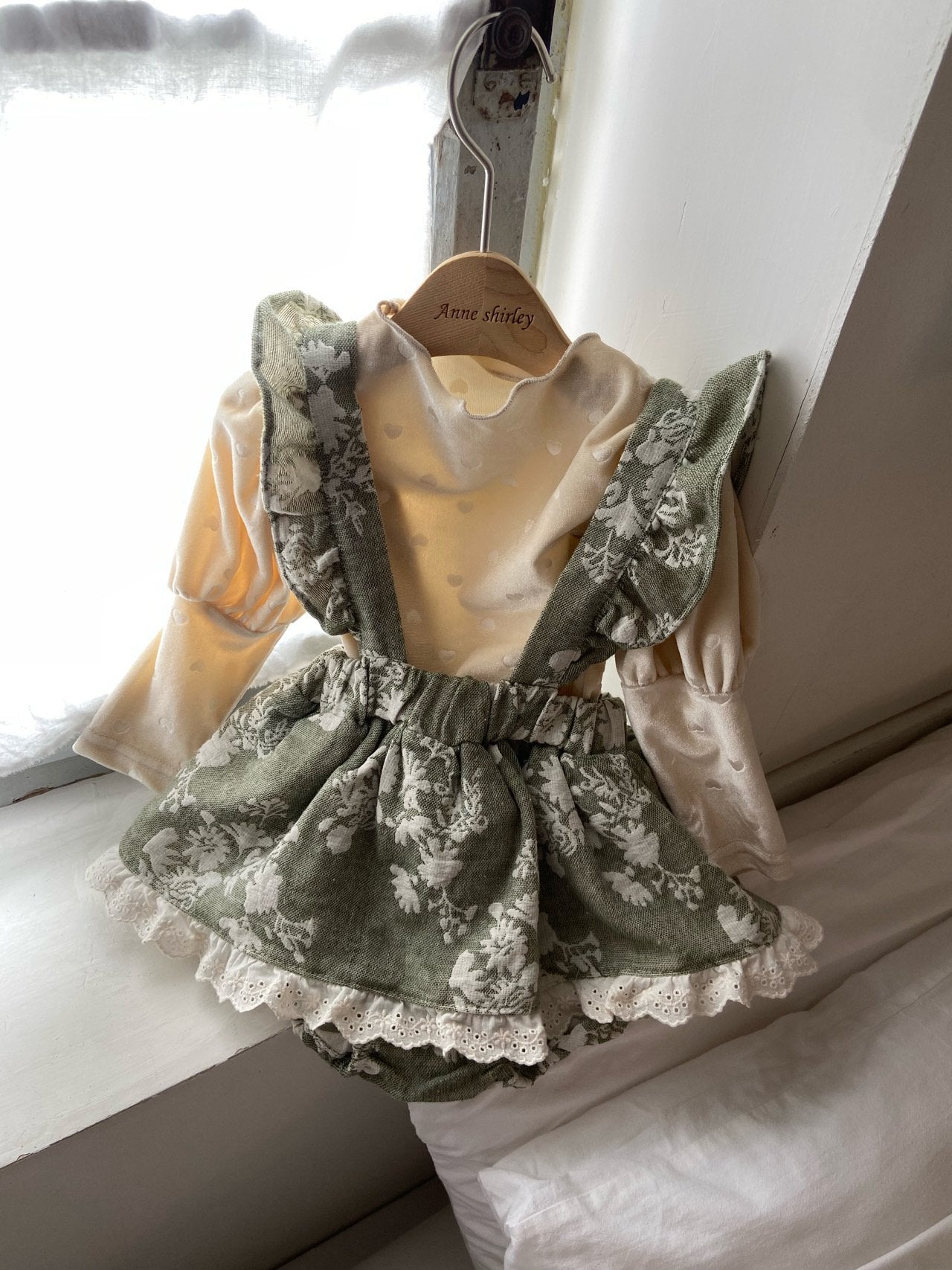 Frill Suspender Skirt Bloomer