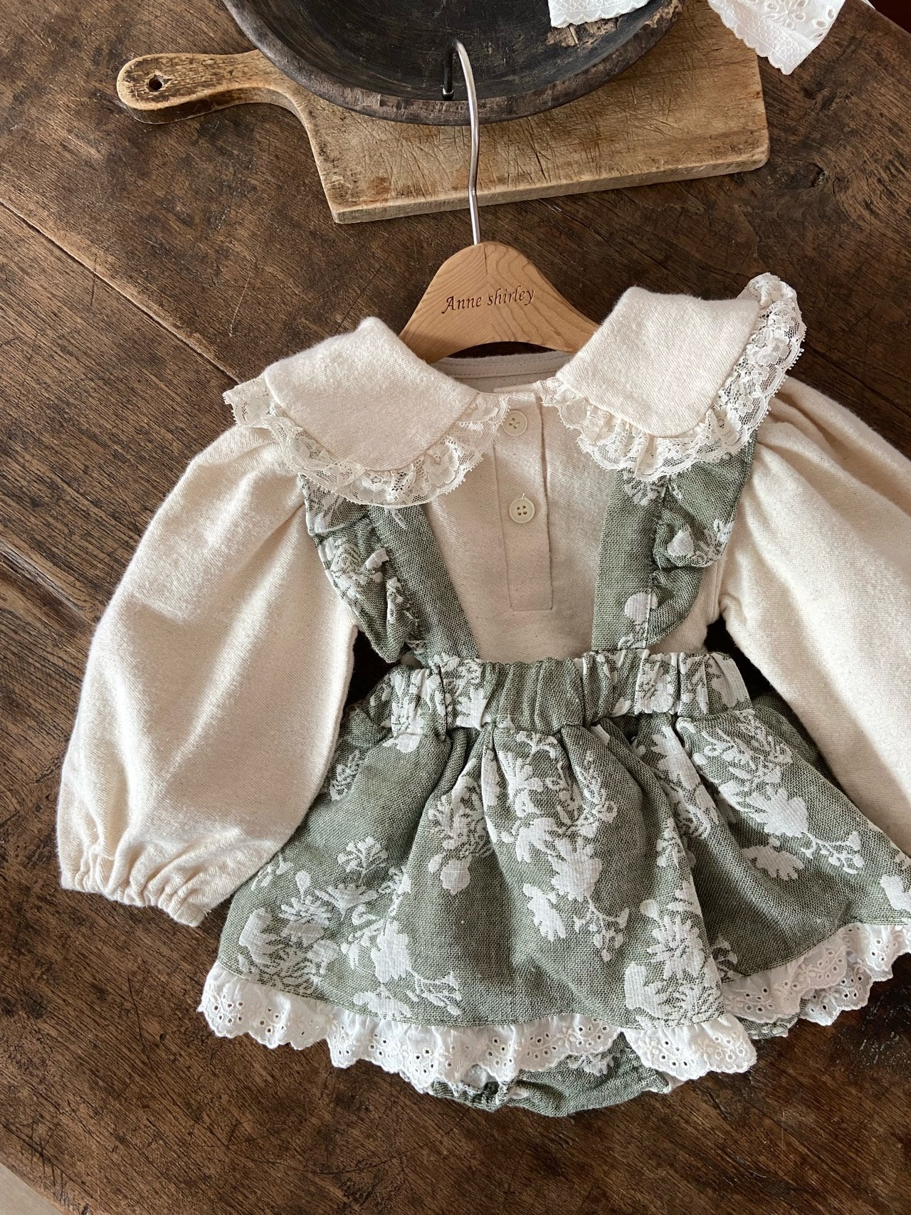 Frill Suspender Skirt Bloomer