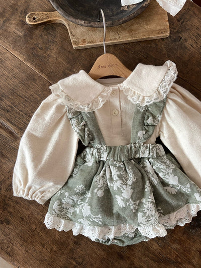 Frill Suspender Skirt Bloomer