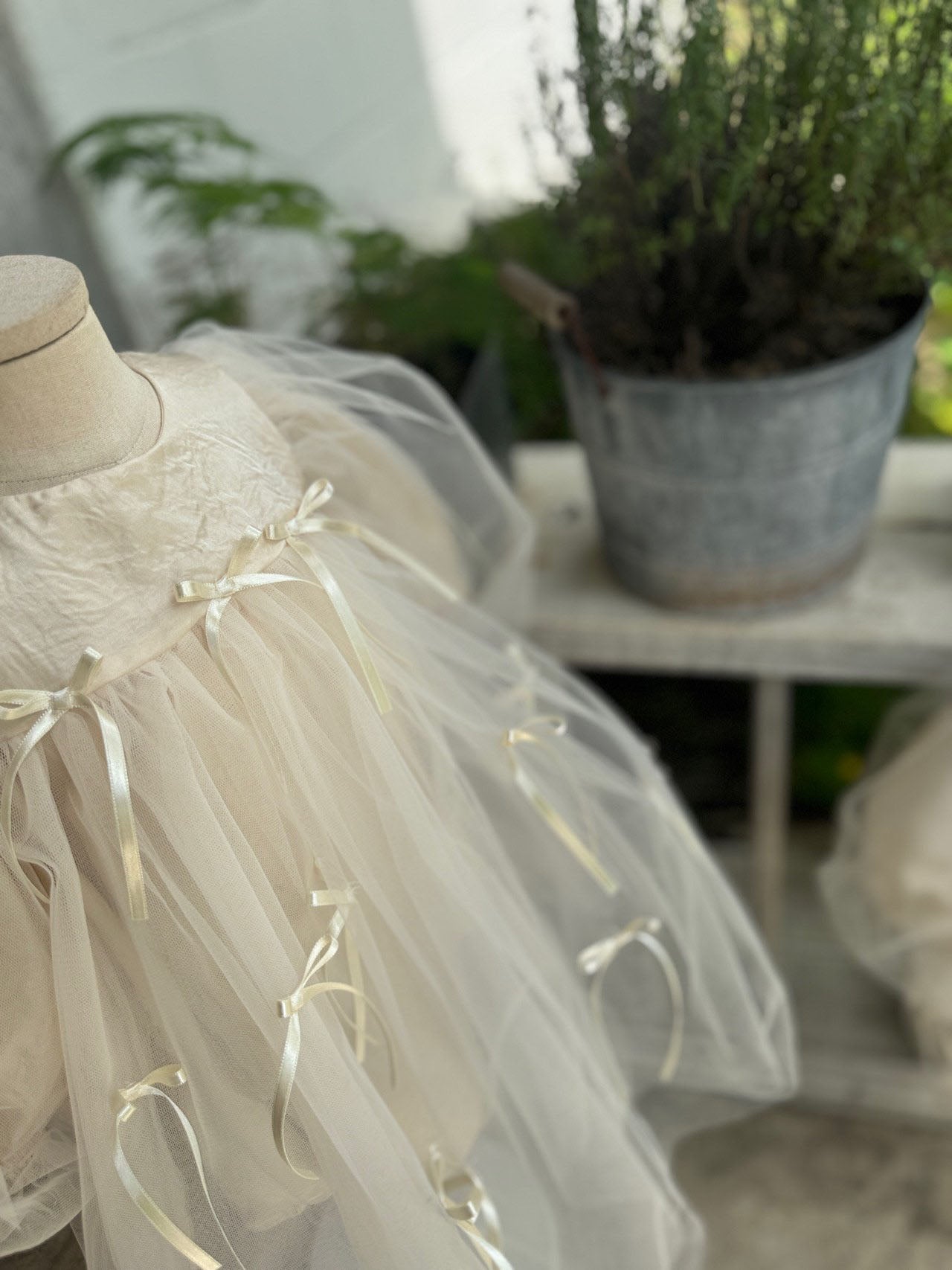M Ribbon Dress _2 Colors