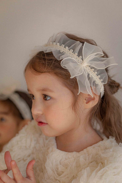 Shiny Organza Wrinkle Headband(Pre-Order)