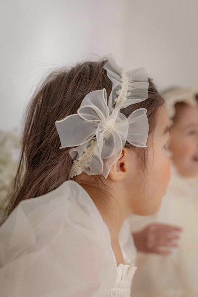 Shiny Organza Wrinkle Headband(Pre-Order)