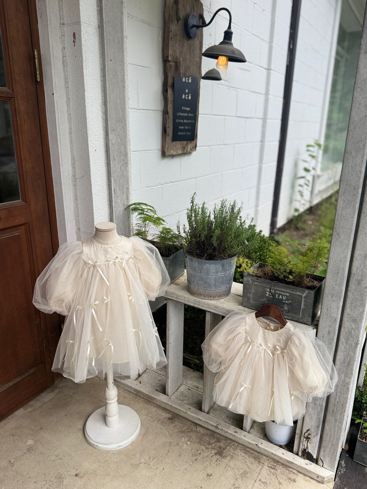 M Ribbon Dress _2 Colors
