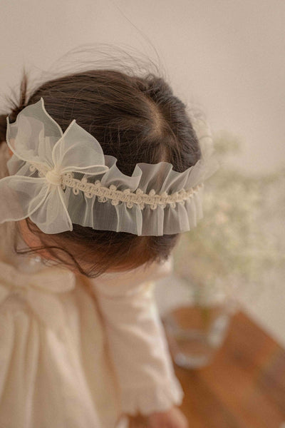 Shiny Organza Wrinkle Headband(Pre-Order)