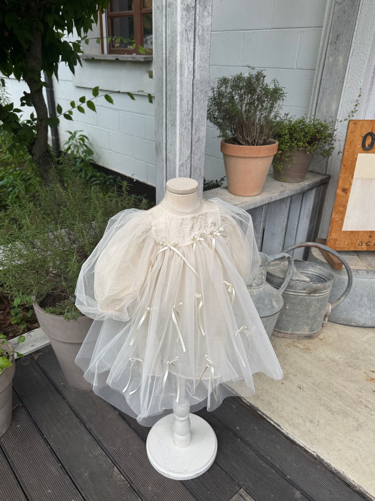 M Ribbon Dress _2 Colors