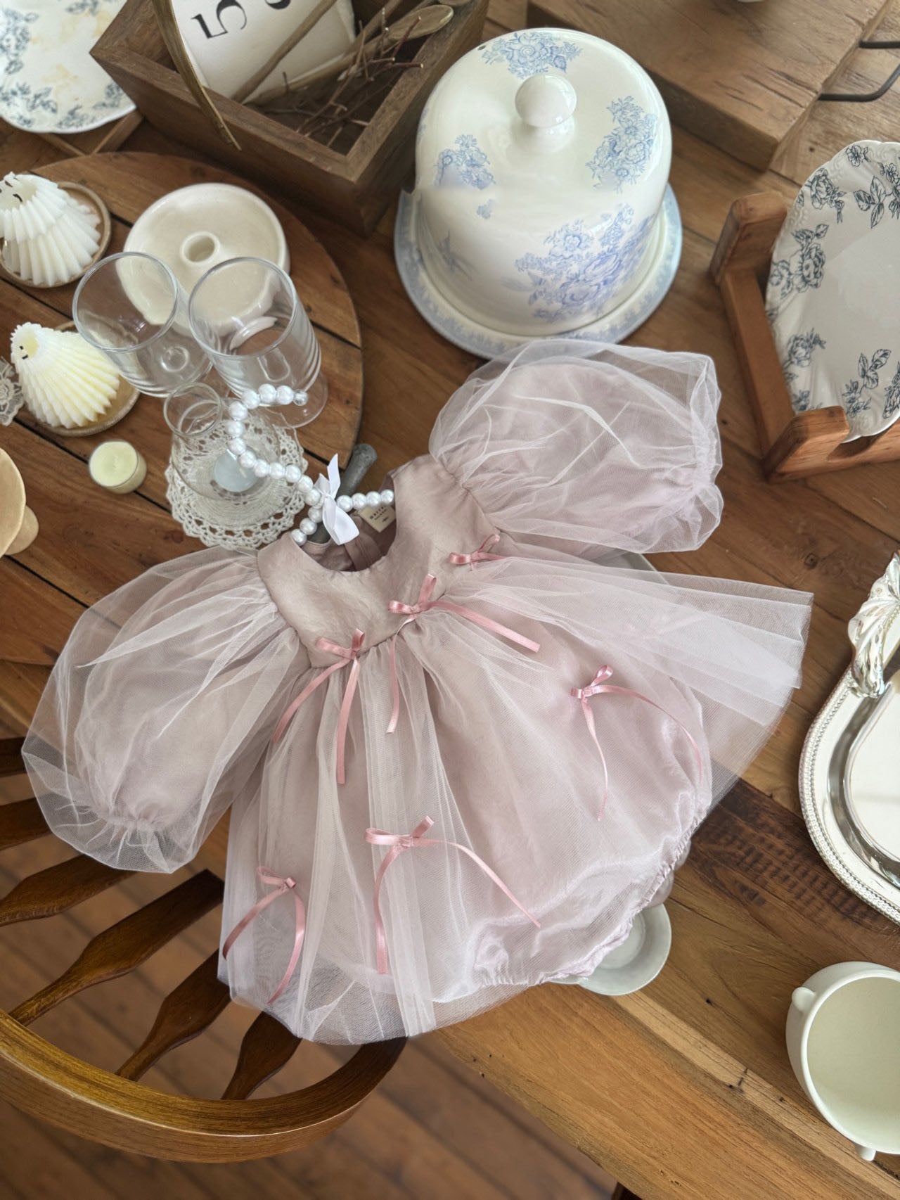 M Ribbon Dress Romper_ 2 Colors
