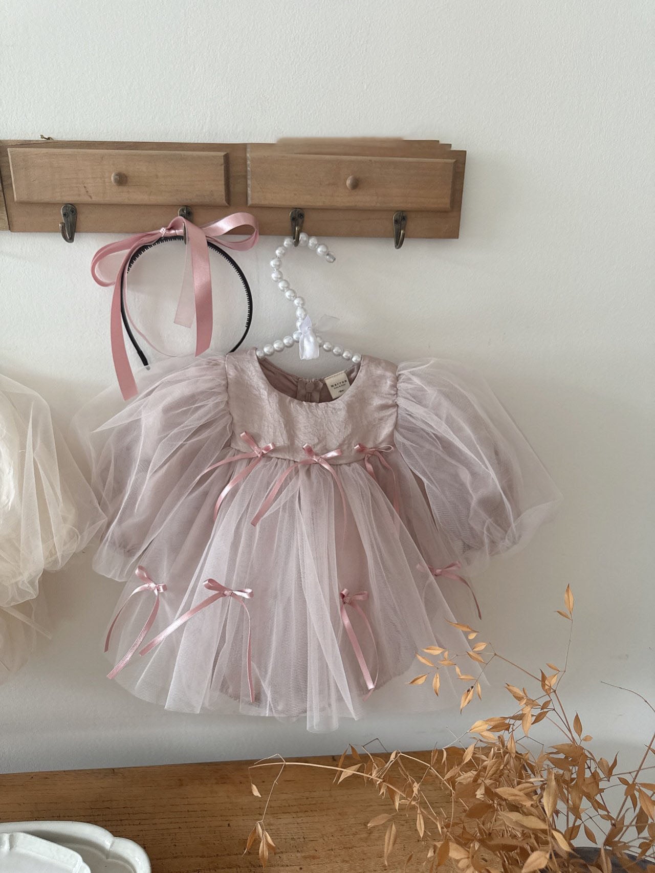 M Ribbon Dress Romper_ 2 Colors