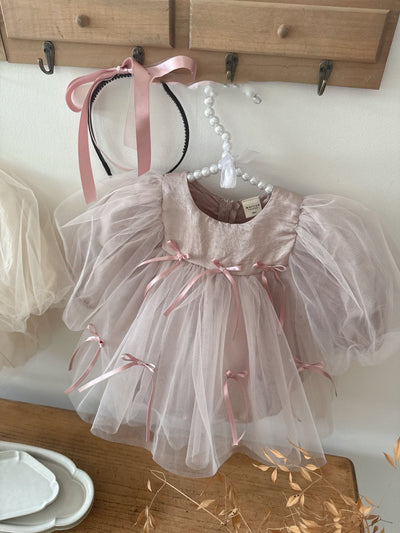 M Ribbon Dress Romper_ 2 Colors