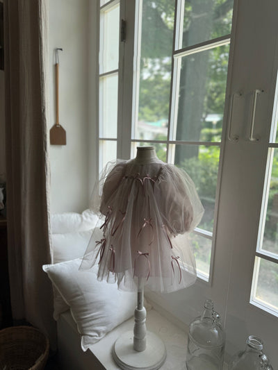 M Ribbon Dress _2 Colors