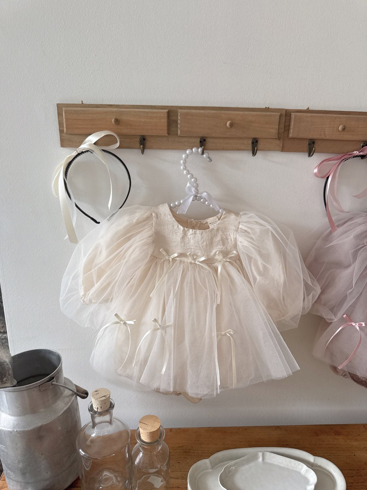 M Ribbon Dress Romper_ 2 Colors