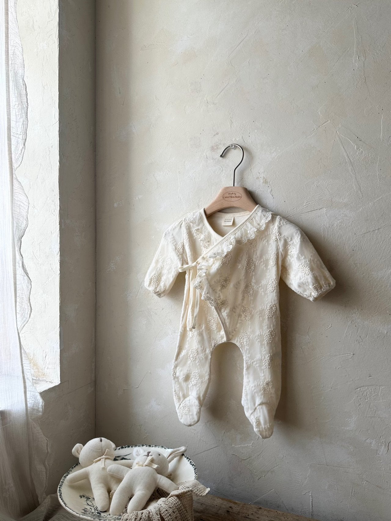 Lace Cozy Suit from Newborn size