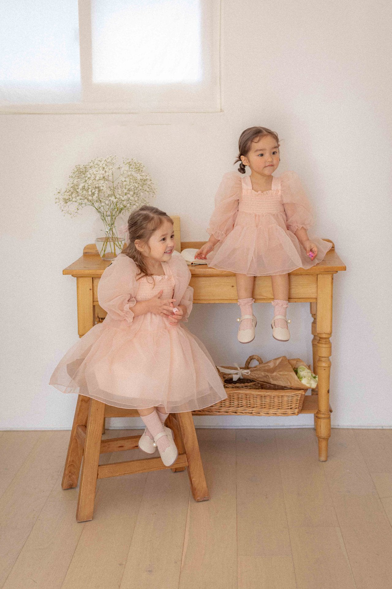 Sey Organza Dress_Peach Pink(Pre-Order)