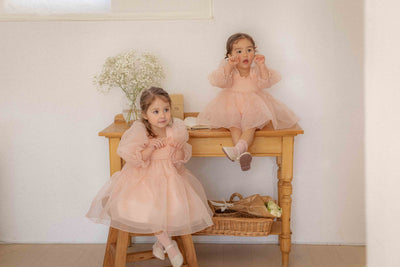 Sey Organza Dress_Peach Pink(Pre-Order)