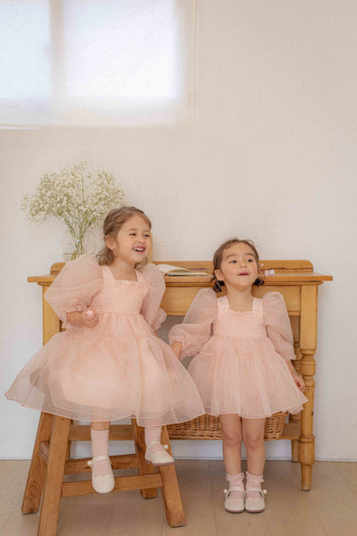 Sey Organza Dress_Peach Pink(Pre-Order)