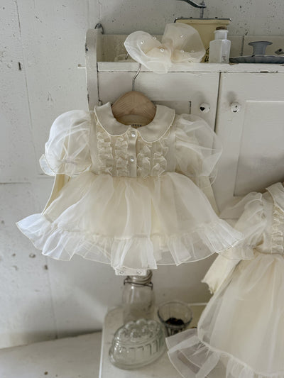 Eloise Oganza Dress Romper_ Cream