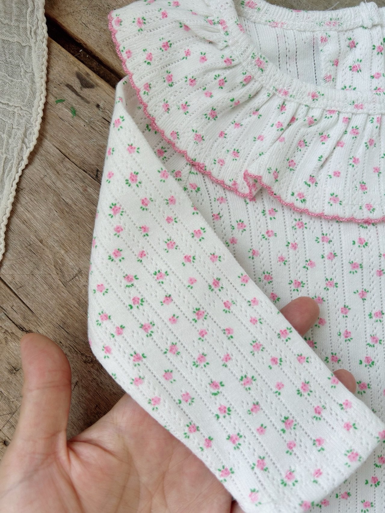 Freesia Bodysuit & Bonnet Set