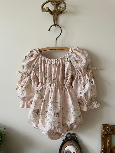 Misty Eyelet Romper _Pink