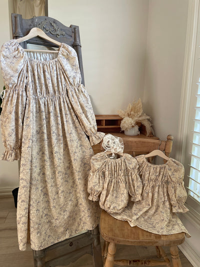 Misty Eyelet Dress _Beige